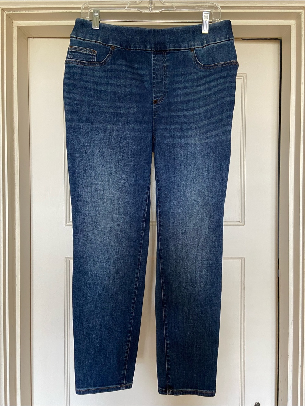 Chico's Dark Blue Stretch Jeggings